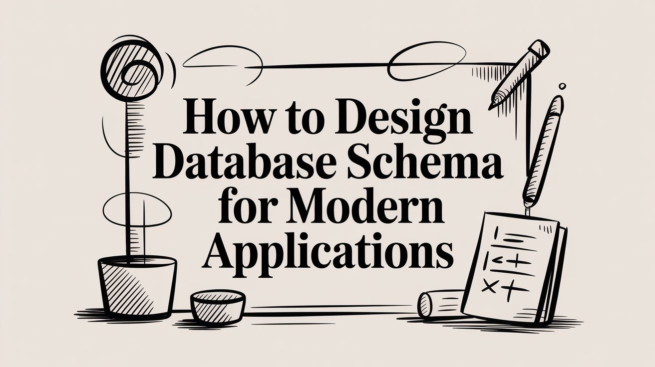 How to Design Database Schema for Modern Applications