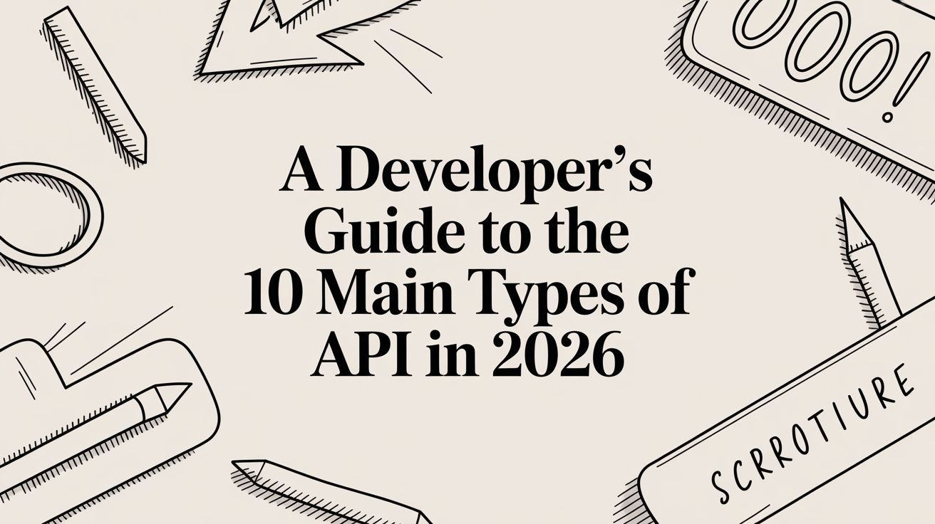 A Developer's Guide to the 10 Main Types of API in 2026