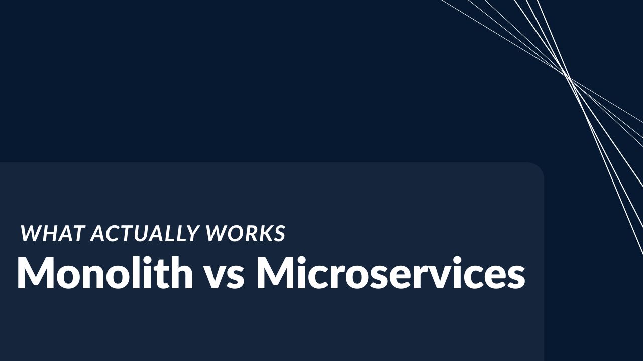 Monolith vs Microservices in 2026: What Enterprise Leaders Are Getting ...