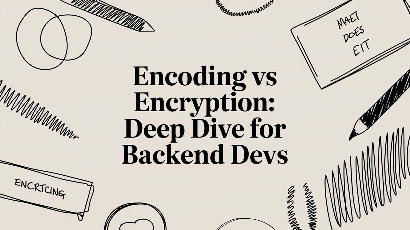 Encoding vs Encryption: Deep Dive for Backend Devs