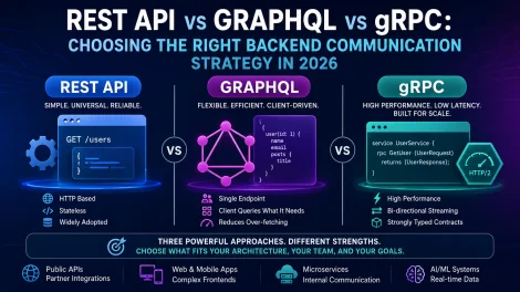 REST API vs GraphQL vs gRPC: Choosing the Right Backend Communication Strategy in 2026
