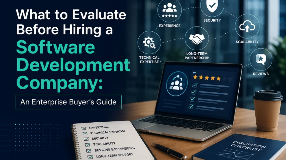 What to Evaluate Before Hiring a Software Development Company: An Enterprise Buyer's Guide