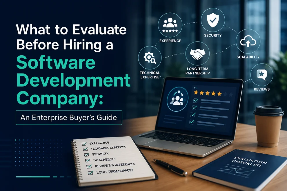 What to Evaluate Before Hiring a Software Development Company: An Enterprise Buyer's Guide