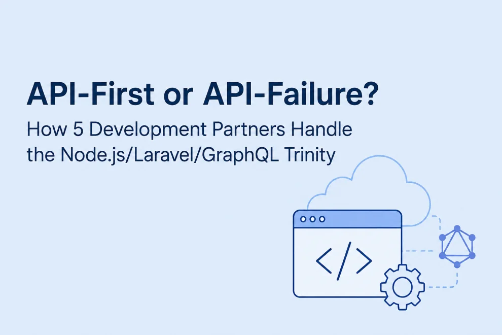 API-First or API-Failure? How 5 Development Partners Handle the Node.js/Laravel/GraphQL Trinity