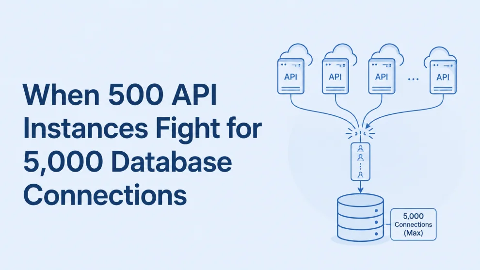 When 500 API Instances Fight for 5,000 Database Connections