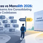 Microservices vs Monolith 2026: Why 70% of Teams Are Consolidating Back to Single Codebases