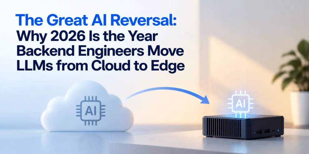 The Great AI Reversal: Why 2026 Is the Year Backend Engineers Move LLMs from Cloud to Edge