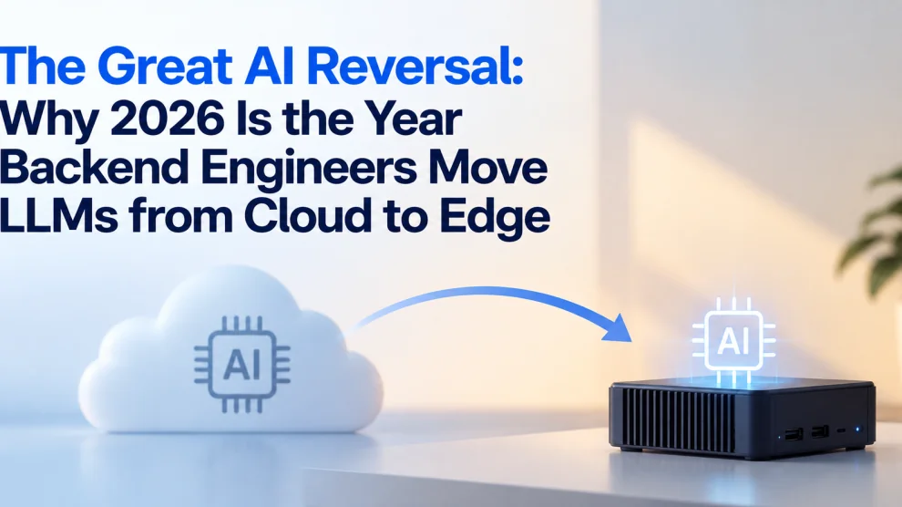 The Great AI Reversal: Why 2026 Is the Year Backend Engineers Move LLMs from Cloud to Edge