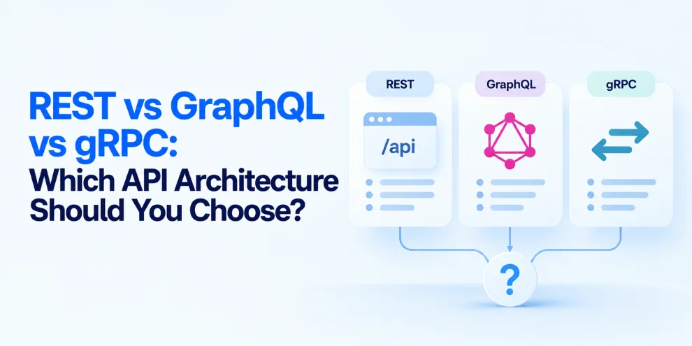 REST vs GraphQL vs gRPC: Which API Architecture Should You Choose?