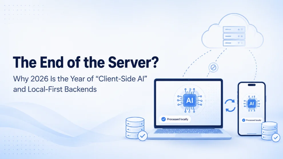 The End of the Server? Why 2026 Is the Year of “Client-Side AI” and Local-First Backends
