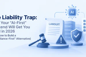 The Liability Trap: Why Your “AI-First” Backend Will Get You Sued in 2026 (And How to Build a “Compliance-First” Alternative)