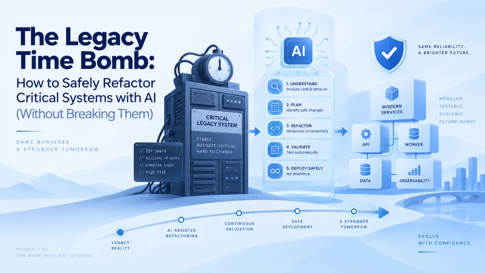 The Legacy Time Bomb: How to Safely Refactor Critical Systems with AI (Without Breaking Them)